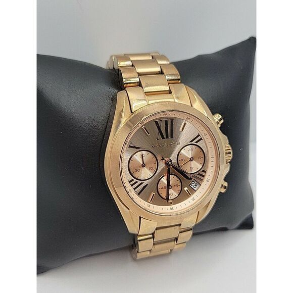 Michael Kors Bradshaw MK5799 Women StainlessSteel Analog Dial Quartz Watch AM143 - Picture 3 of 10